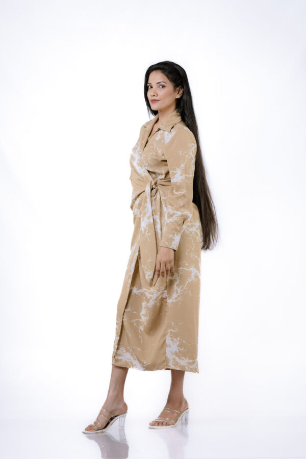 Marble Muse Wrap Dress - Image 5